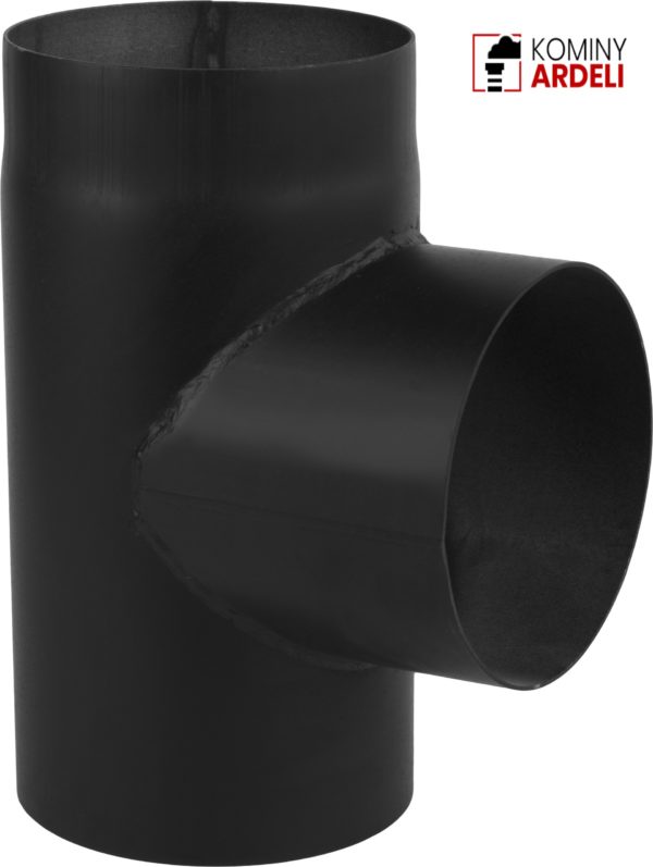 Trójnik 90° Czarny Żaroodporny 2,0 Mm Fi 150