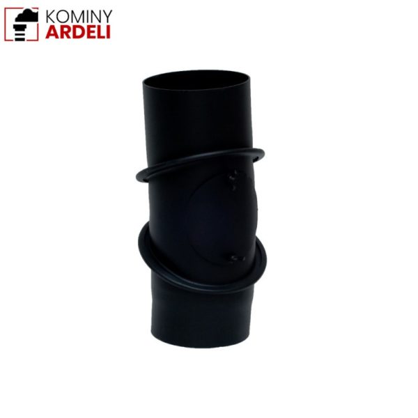 Kolano 90° Regulowane Wyczystne Czarne Żaroodporne 2,0 Mm Fi 130