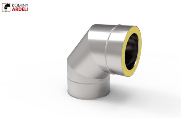 Kolano Wentylacyjne Izolowane 90* FI 140/200Mm