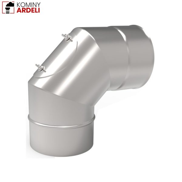 Kolano 90° Wyczystne Kwasoodporne 0,5mm Wkład Fi 140