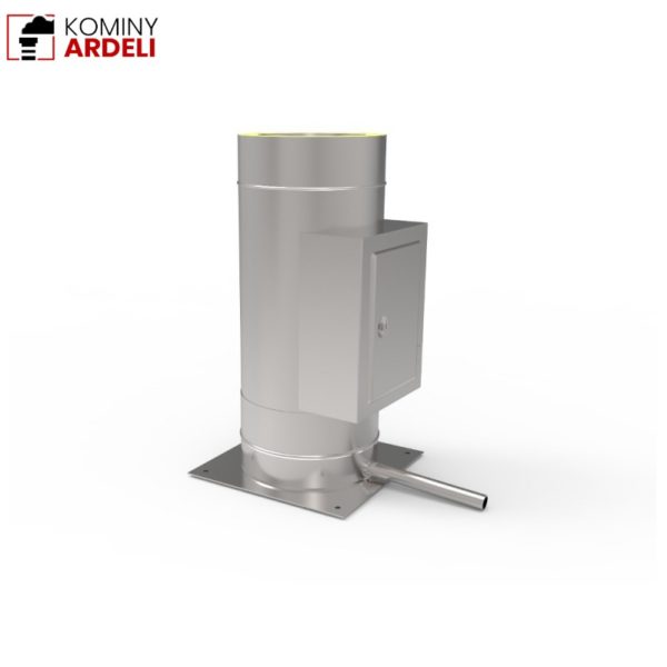 Wyczystka Z Drzwiczkami Odskraplaczem I Podstawą Kwasoodporna 0,8 Mm Izolowana Fi 200/260 Mm